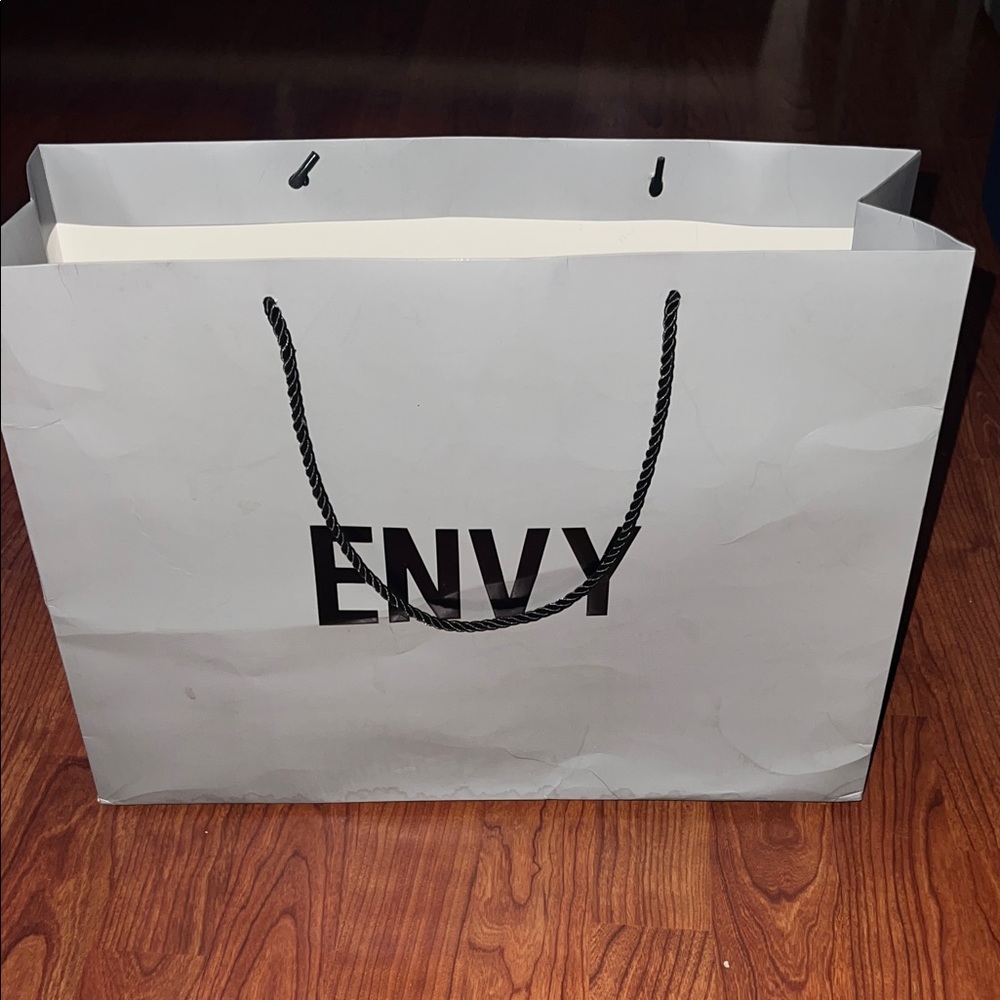 Envy Clothing Brand Gray Shopping Bag